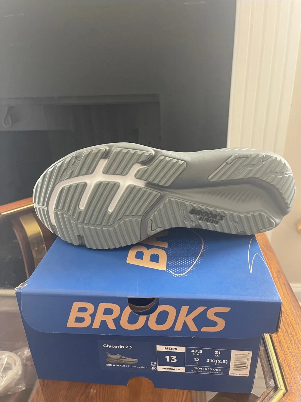 Brooks Men's Grey Running Shoe — Glycerin Style